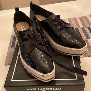 Patent leather shoes